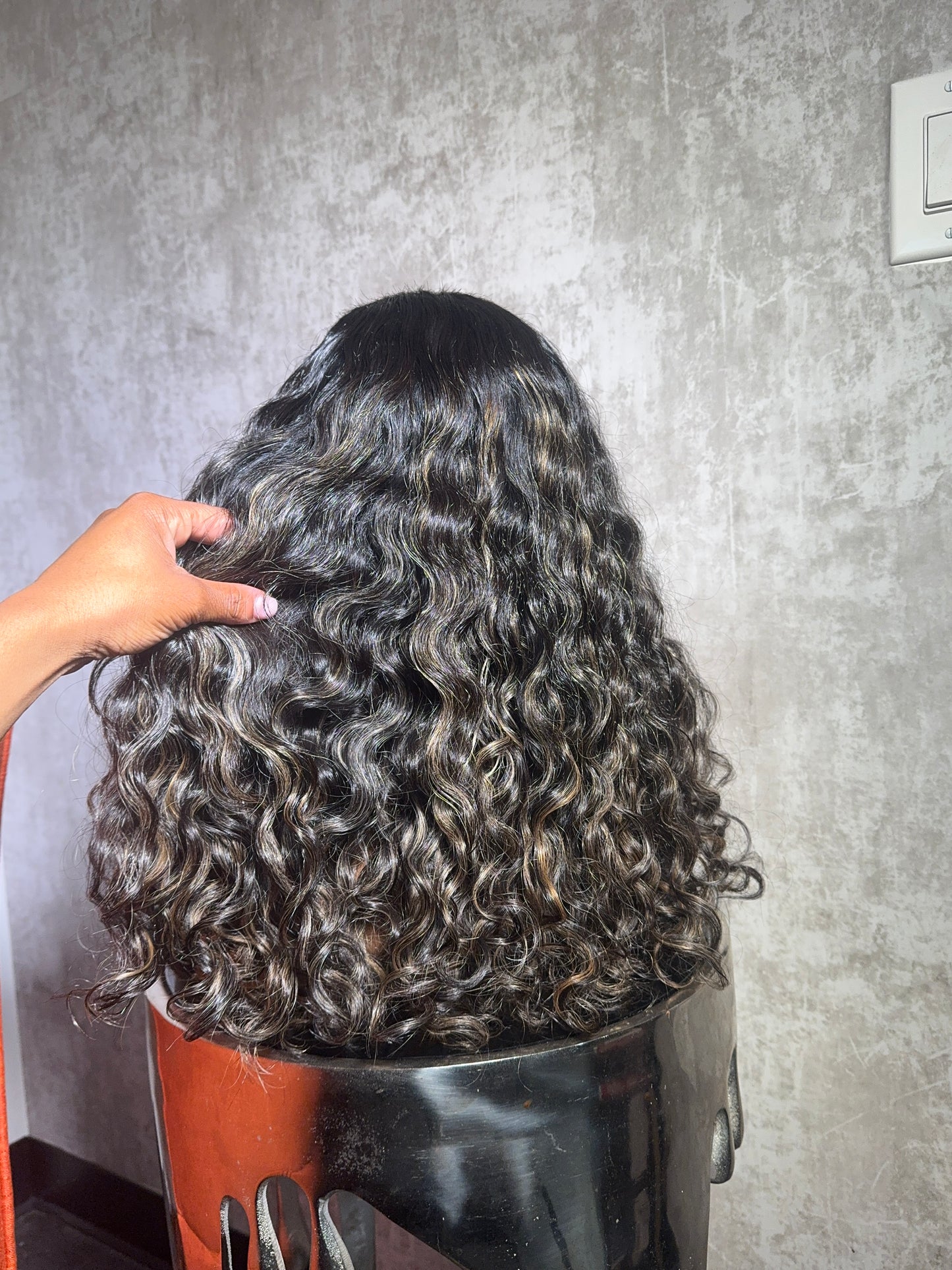Raw Indian Curly U-Part (Ready-To-Ship) Size 21” Circumference
