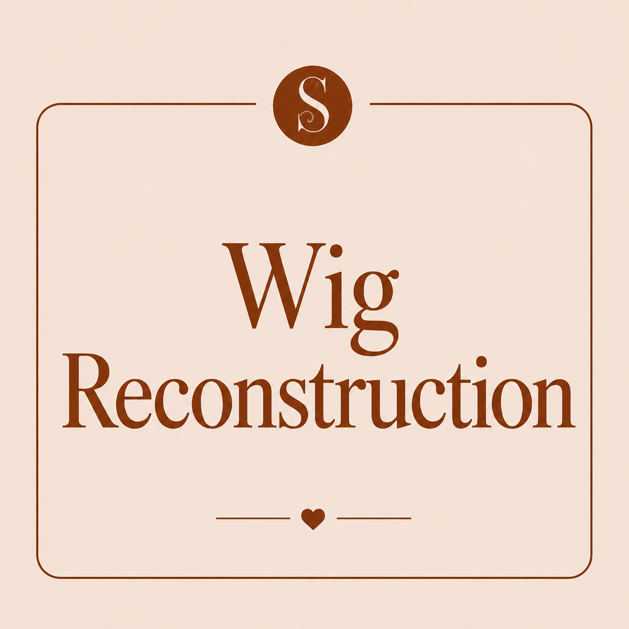 Wig Reconstruction