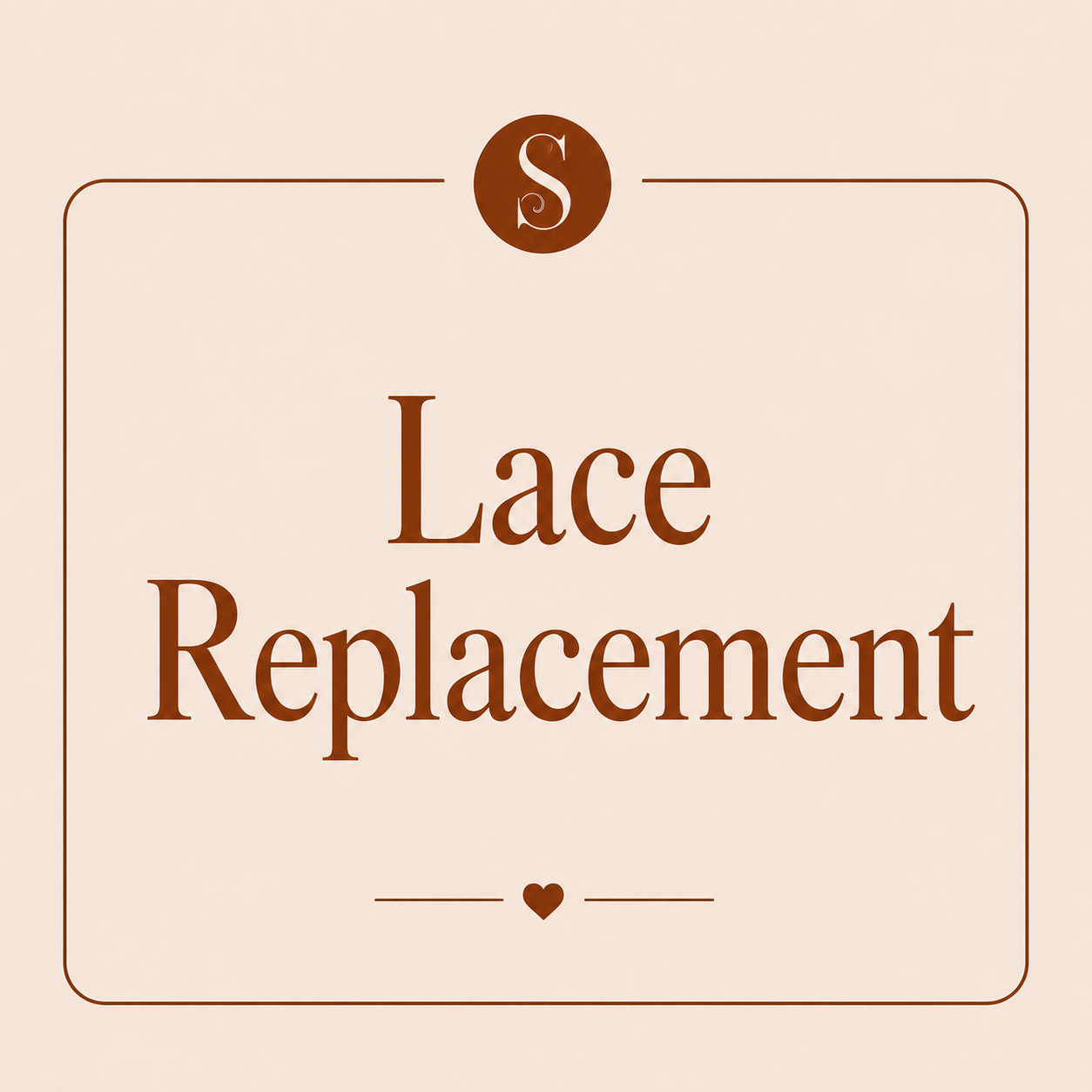 Lace Replacement (Closure/Frontal)