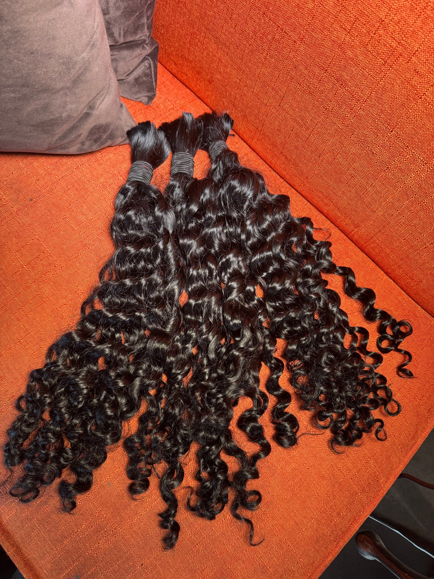 Premium Virgin Bulk Braiding Hair - (Deep Wave)