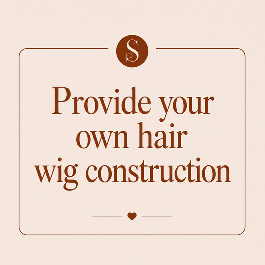 Provide Your Hair Wig Construction Service