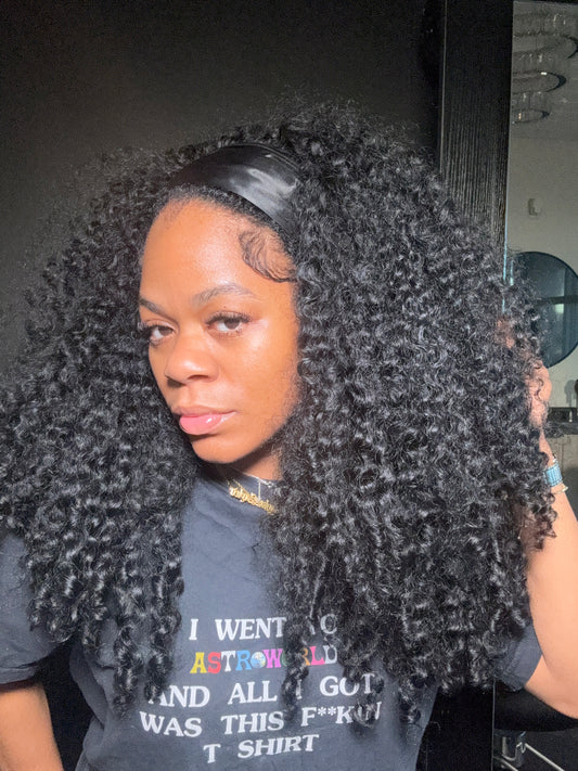 Build-A-(Burmese Curly) Custom U-Part/ Flip-Over Wig